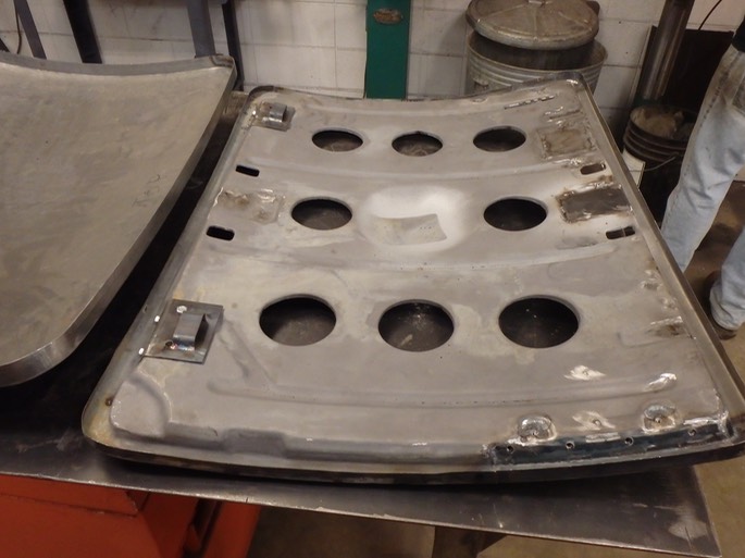 1935 Ford Coupe - Rebuit deck lid inner structure
