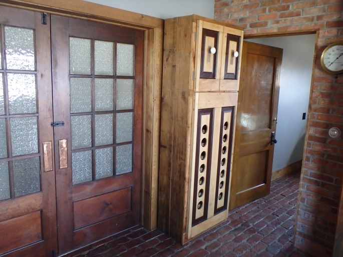 Wine racks built from reclaimed house doors circa 1930 (or older) - 6