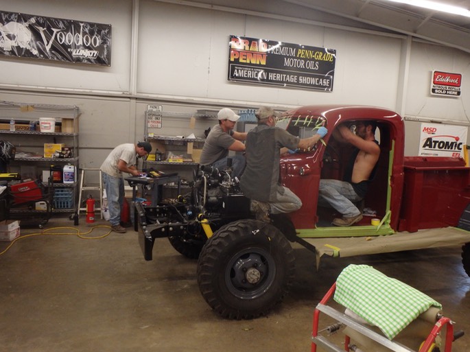 1947 Dodge Power Wagon - final assembly