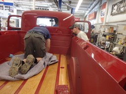 1947 Dodge Power Wagon - bed floor build